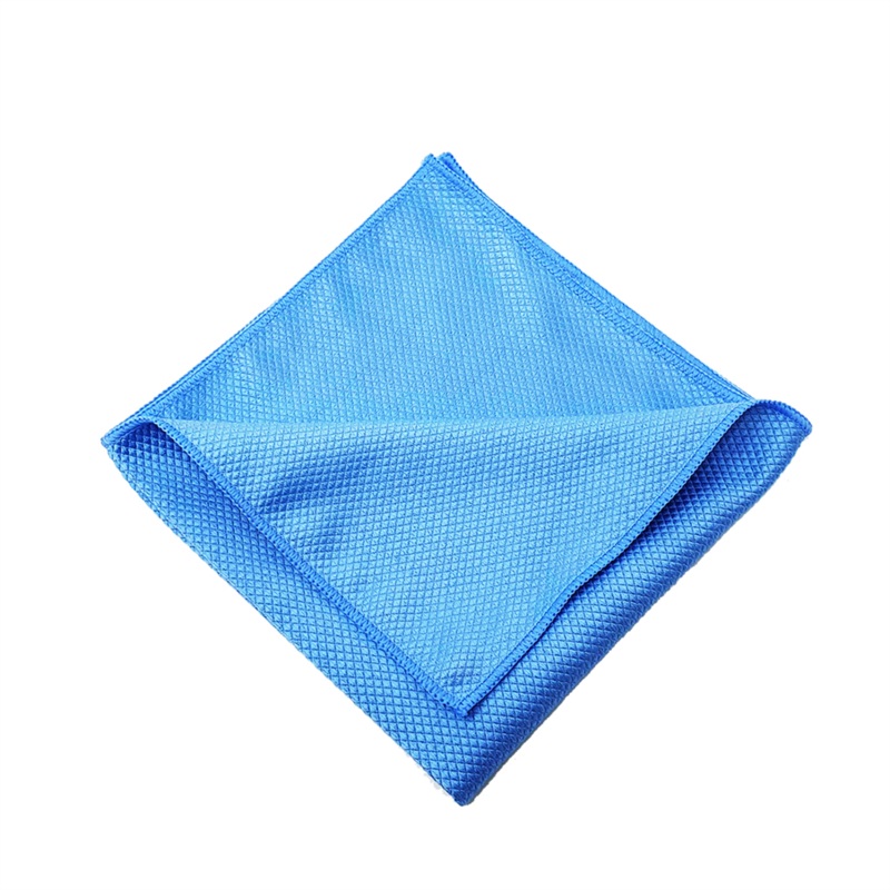 Blue Fishscale (Diamond) Glass Cloth