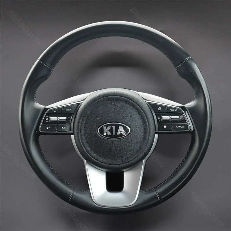 Steering Wheel Cover for Kia Sportage Forte Optima Seltos 2018-2025