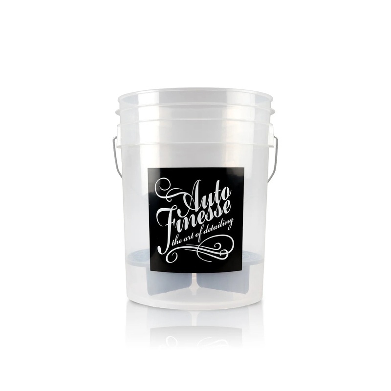 Auto Finesse Clear Bucket with Dirt Guard