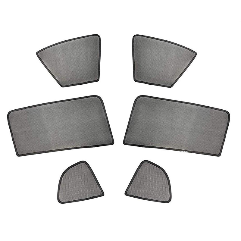 Car Side Window Magnetic Sun Shades/Curtains with Side Rear View Mirror Visibility Compatible with Nissan Terrano, Set of 6