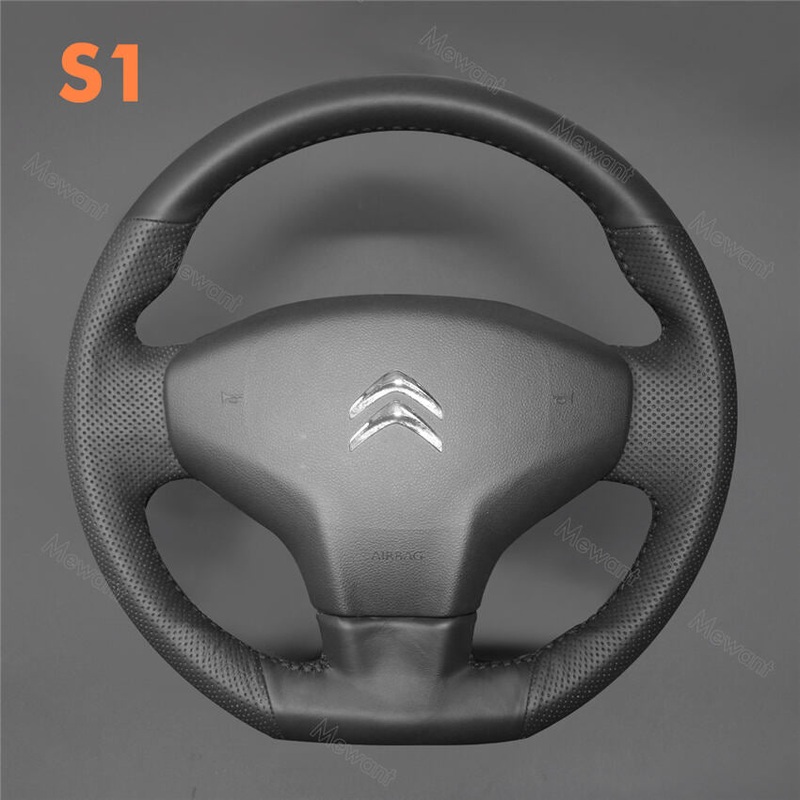 Steering Wheel Cover for Citroen C3 2009-2016 C-Elysee 2016-2019