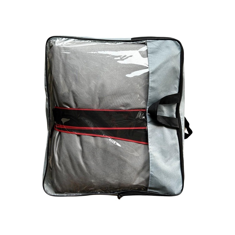 Zapcart Waterproof Body Cover With Side Mirror Pockets Compatible with TATA Safari 2023 Onwards – Graceful Grey Series