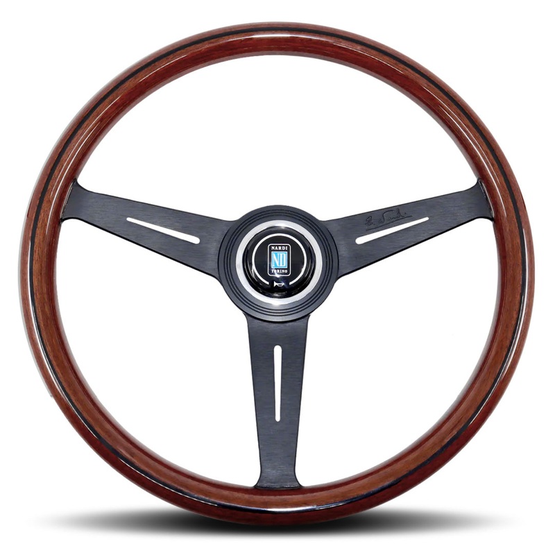 Mazda MX-5 Roadster V-Spec OEM Nardi x Mazdaspeed Steering Wheel – Wood Black Spokes 360mm – NAX132980