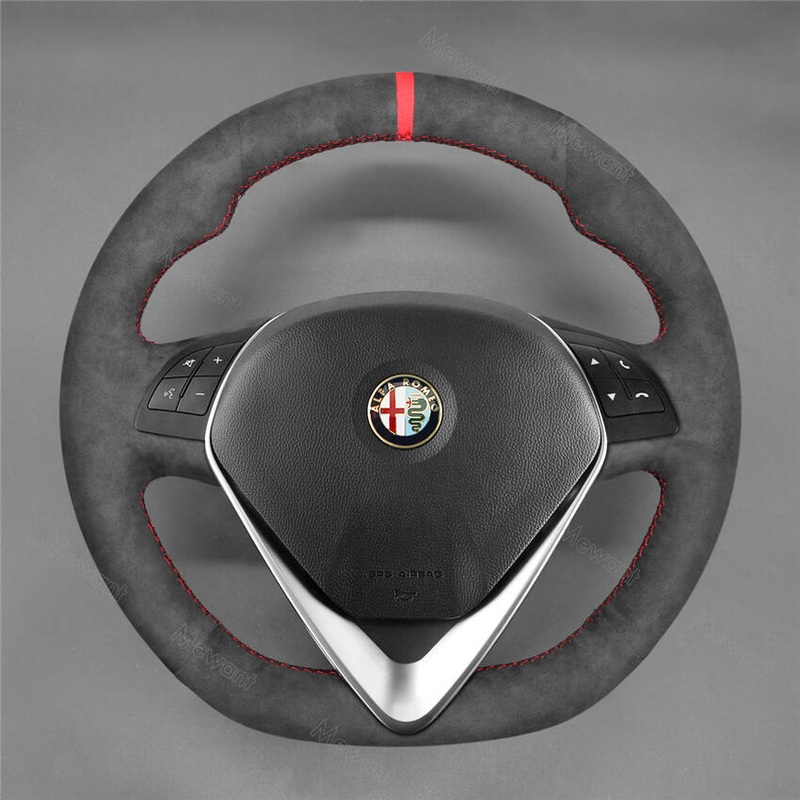 Steering Wheel Cover For Alfa Romeo Giulietta MiTo 2014-2021