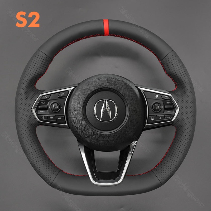 Steering Wheel Cover for Acura TLX A-Spec Type-S MDX 2021-2024