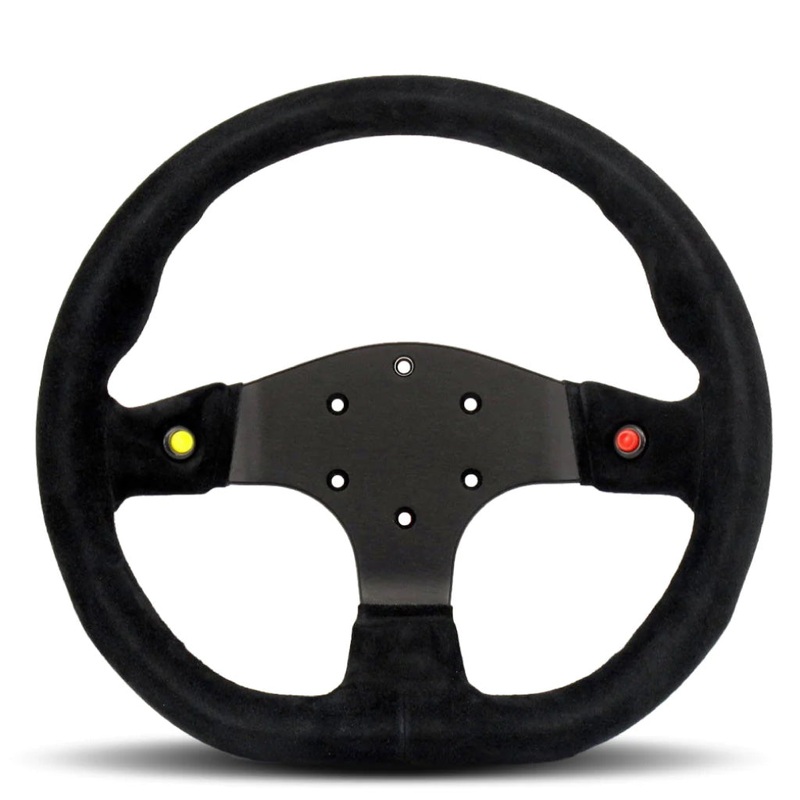 Sport Line Runner 2000 Steering Wheel – Black Suede Black Spokes 330mm
