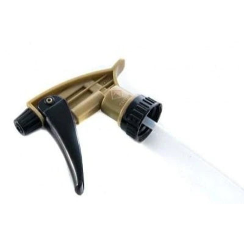 Tolco Black/Gold Acid Resistant Trigger Spray Head