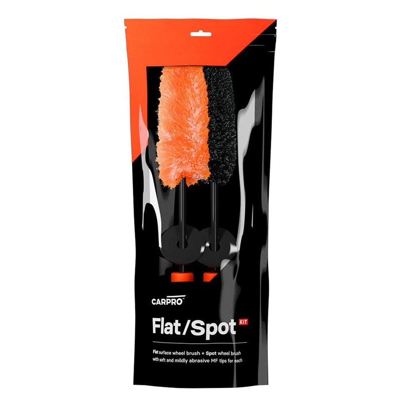 CarPro FlatSpot Wheel Brush Set (Set of 2)