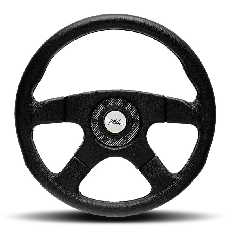 Luisi Vincent Steering Wheel – Black Polyurethane With Carbon Look O-Ring 365mm